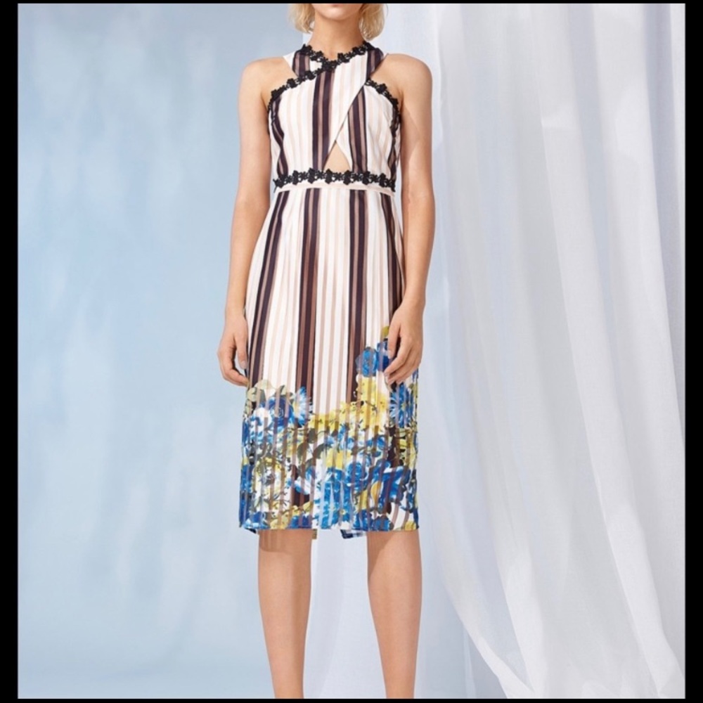 NWT FOXIEDOX Eldora Halter Dress